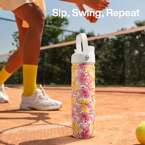 Insulated Water Bottle with Straw Stainless Steel Water Bottle
