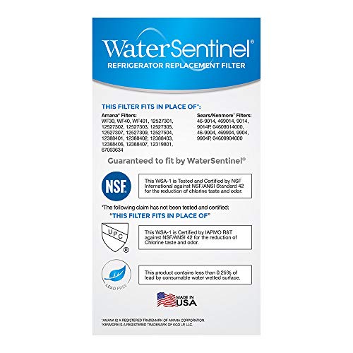 WSA 1 Refrigerator Water Filter Replacement for Drinking Water Filtration