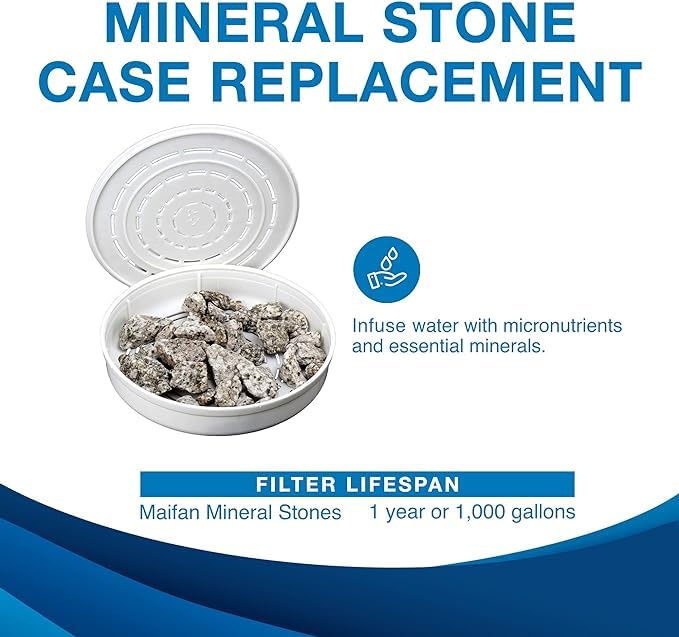 Maifan Mineral Stones Case Replacement for Zen Water Filter System