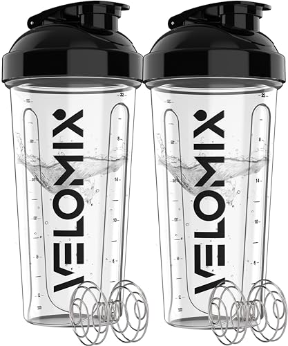 2 Pack 28oz Protein Shaker Bottle for Protein Mixes (2 Count)
