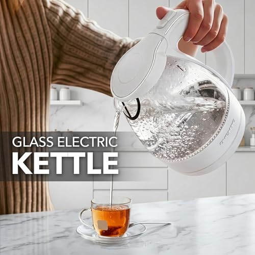 1.5L Glass Electric Kettle Water Boiler