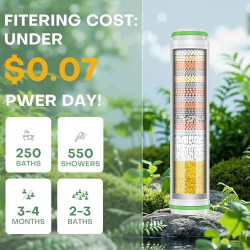 Shower Filter for Handheld Shower Head (3 Count)