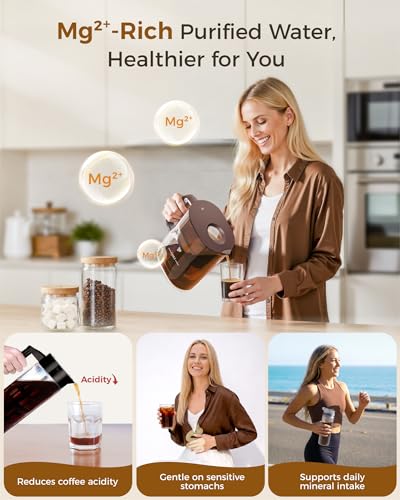 PT 10 Cold Brew Coffee Maker with 1 Magnesium Water Filter