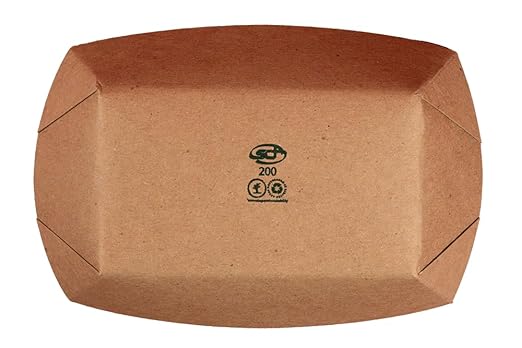 Southern Champion Tray 0517 #200 ECO Kraft Paperboard Food Tray, 2 lb Capacity (Case of 1000)