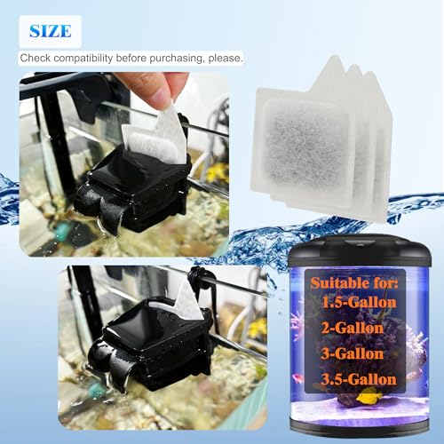 12Pcs XS Filter Cartridge for Tetra Whisper Extra Small Tanks Filter (12 Count)