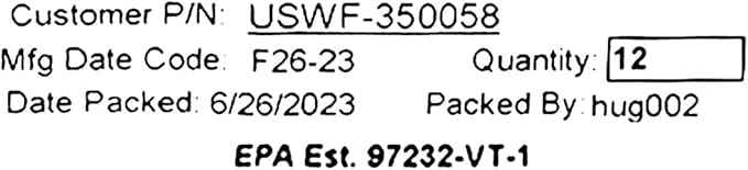 602975 Replacement Quartz Sleeve | Fits the VIQUA H/H+, & Pro 20 Series UV Systems | Made in the USA, US Water Filters