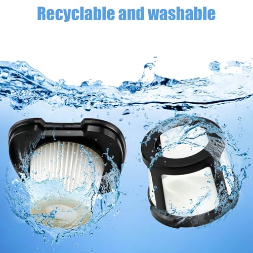 Handheld Vacuum Filter for Bissell Pet Hair Eraser 2284W 2390 2389 2390A (12 Count)
