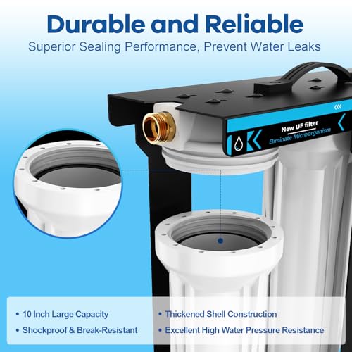 5 Stage RV Water Filter System 0.01 Micron Filtration