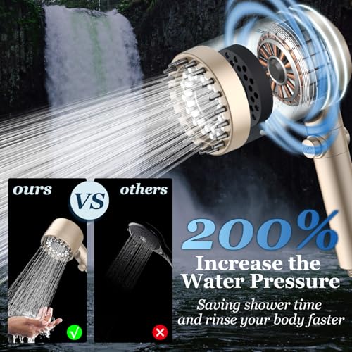Filtered Shower Head with Handheld