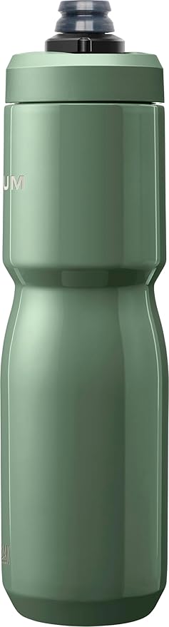 CamelBak Podium Steel Insulated Stainless Steel Bike Water Bottle Moss, 22oz