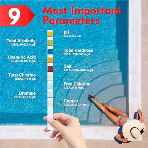 Pool Salt Test Strips (100 Count)
