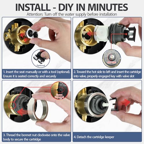 RP46463 Cartridge Replacement for Delta 17 Sereis Tub and Shower Dual Function Handle
