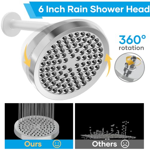 Shower Head with Handheld Spray Combo