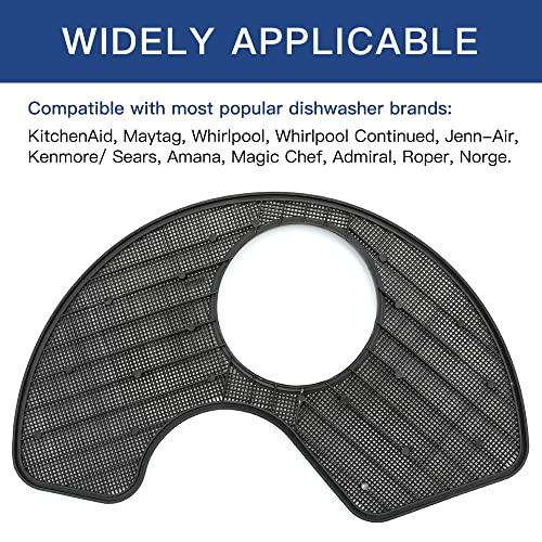WPW10463906 Dishwasher Screen Filter Replacement Assembly for Whirlpool