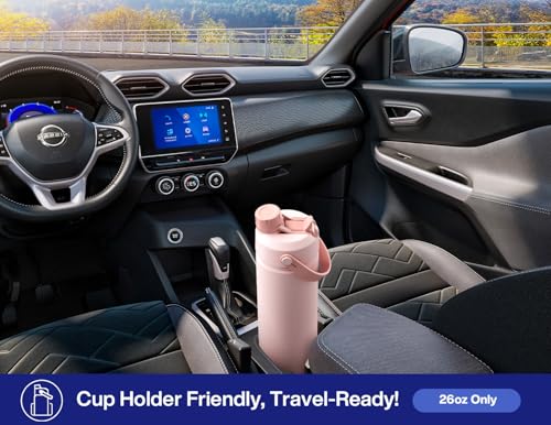 26 oz Insulated Water Bottle with 2