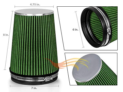 6 Inch 152mm Truck Dry Cone Air Filter