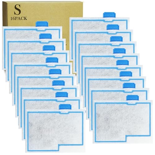 16 Pack Small Filter Cartridge Compatible with Aqueon (16 Count)