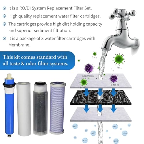 10" RO DI Replacement Kit