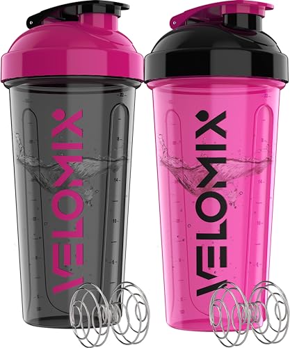 2 Pack 28oz Protein Shaker Bottle for Protein Mixes (2 Count)