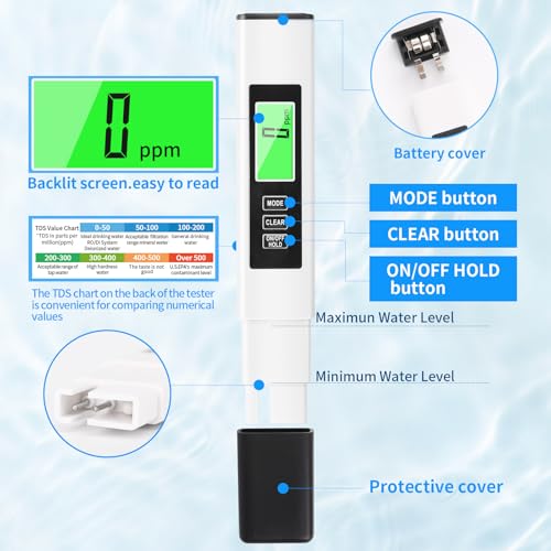 New 4 in 1 TDS Meter