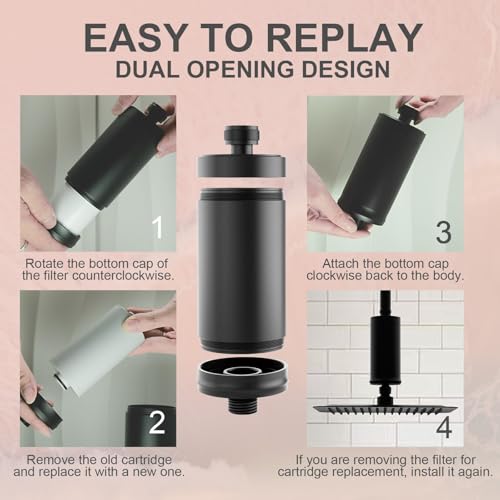 Metal Durable High Flow Shower Filter