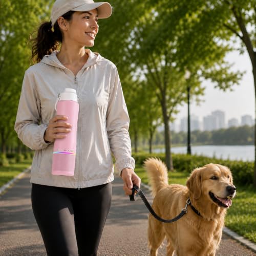 Stainless Steel Water Bottle with Portable Bluetooth Speaker TWS
