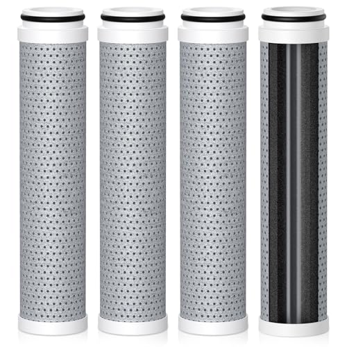 Carbon Shower Filter Compatible with Cobbe Handheld Shower Head (4 Count)