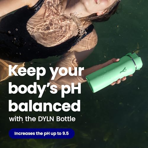 DYLN Hydrogen Water Bottle 25 oz Mint Stainless Steel Alkaline Water
