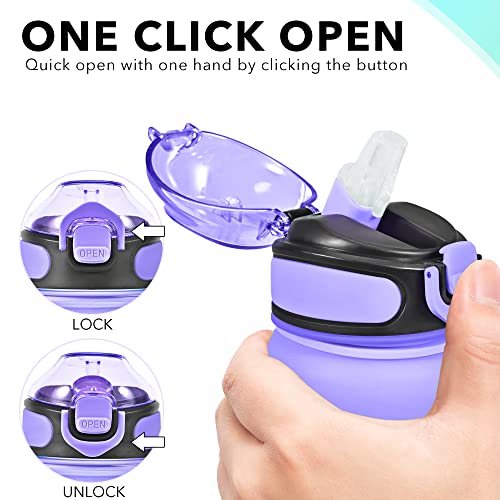 32 oz Drinking Water Bottle with Times to Drink and Straw