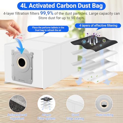 23 PCS X9 Pro Omni Replacement Parts for Ecovacs Deebot