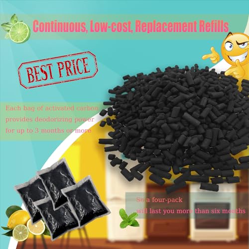 4PCS Activated Charcoal Refills for Vitamix FC (4 Count)