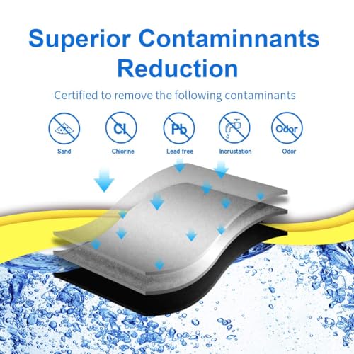 WHR1RXD1 Refrigerator Water Filter Replacement for EDR1RXD1 (4 Count)