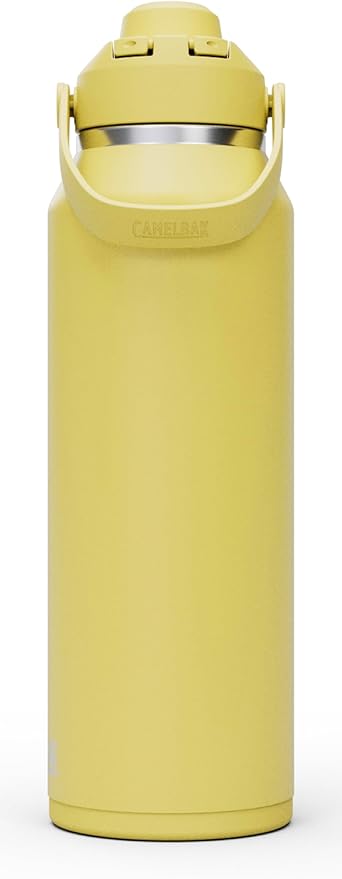 CamelBak Thrive Chug Insulated Stainless Steel Water Bottle Yellow Bloom, 40oz