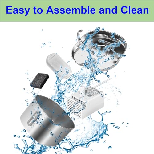 Cat Water Fountain Stainless Steel