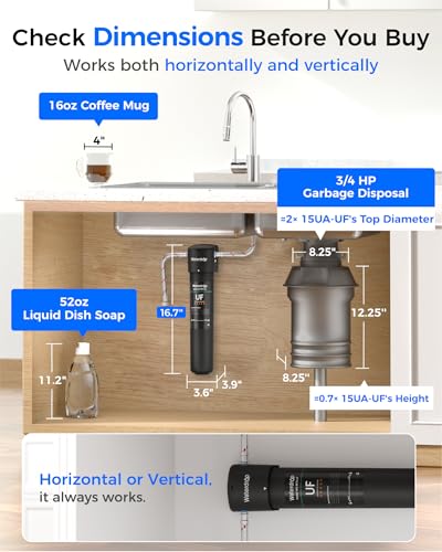 15UA UF 0.01 μm Ultra Filtration Under Sink Water Filter System