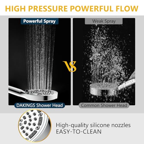 6 Spray Modes Filtered Handheld Showerhead Set