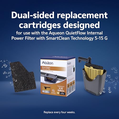 Aquarium Fish Tank EcoRenew Filter Cartridge (3 Count)