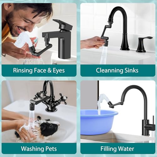 1440 Swivel Faucet Extender for Kitchen