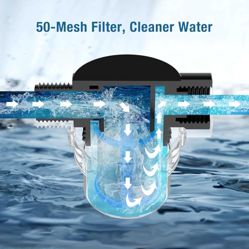 2 Pack RV Water Pump Strainer Filter (2 Count)