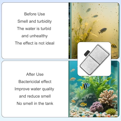 3pcs Filter Cartridges Compatible with Topfin Top Fin EF