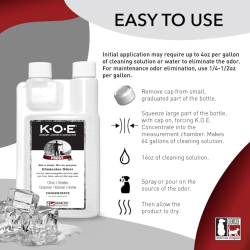 K.O.E Kennel Odor Eliminator Concentrate (16 Fl Oz)