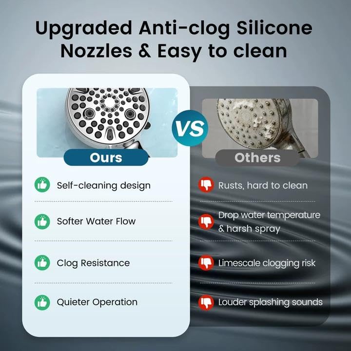 Filtered Shower Head with Handheld