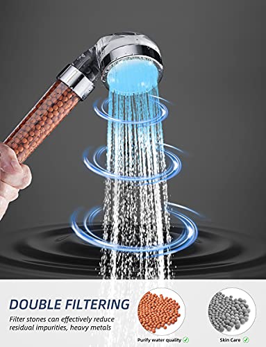 Led Shower Head Set With Light