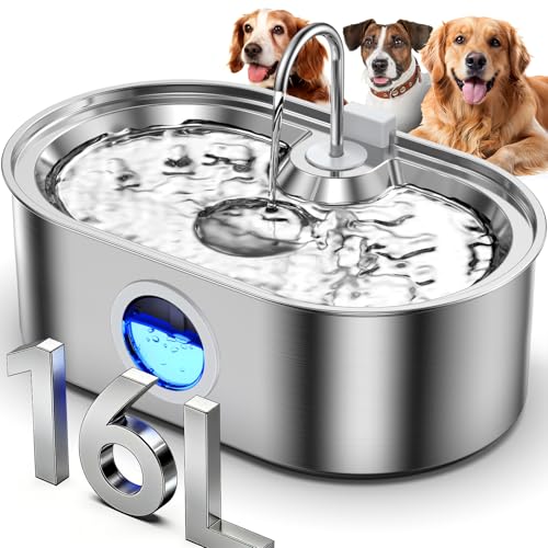 4.2Gal Dog Water Fountain for Large Dogs
