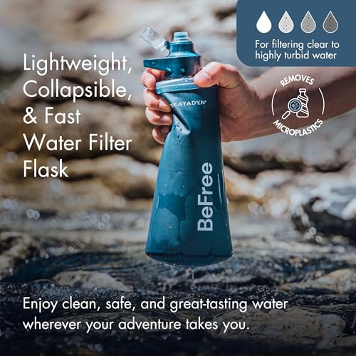 BeFree AC 2 Stage Filter Collapsible Travel Water Bottle 1L