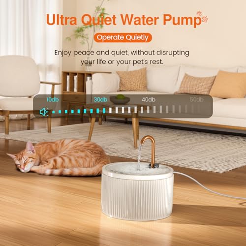 Ceramic Cat Water Fountain