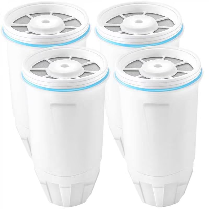 Water Filters Fit for Zero Water Pitchers and Dispenser (4 Count)