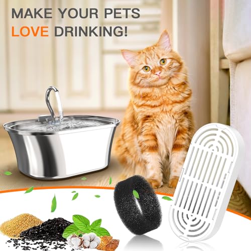 Cat Water Fountain Filters for 108