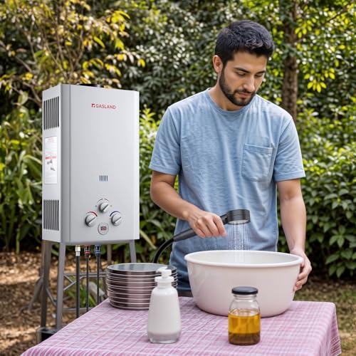 Propane Tankless Water Heater with Water Pump