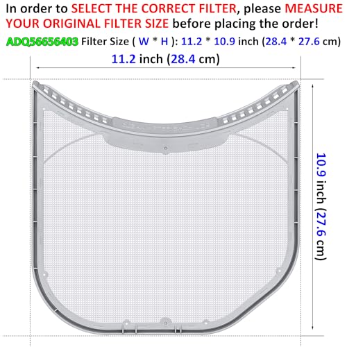 ADQ56656403 Lint Filter Replacement for LG Dryers and WashTowers